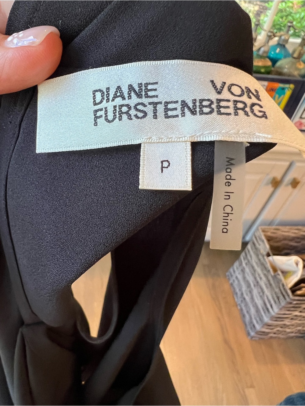 Diane Von Furstenberg Black Women's Top